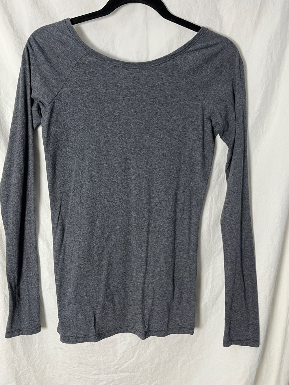 Vince Scoop Neck Long Sleeve Top Size Small